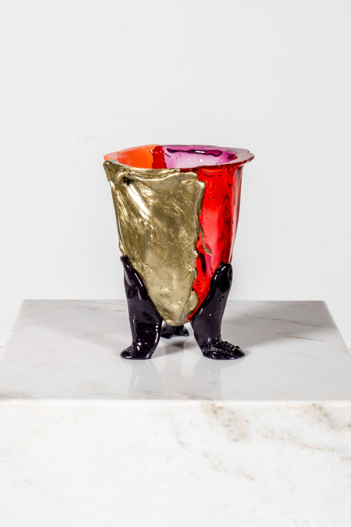 Amazonia Extra Colour Vase (Small), Pink and Gold