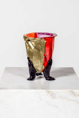 Amazonia Extra Colour Vase (Small), Pink and Gold