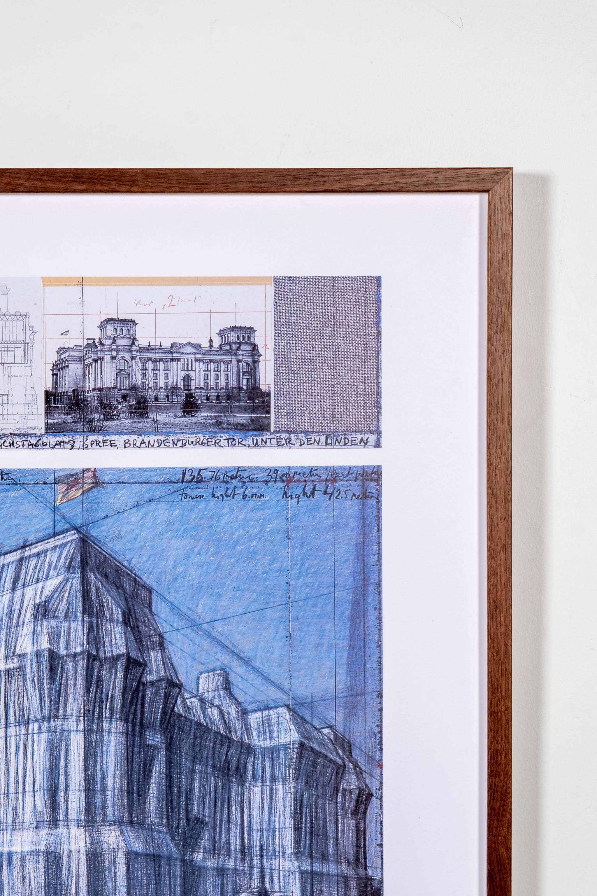"Wrapped Reichstag (Project for Berlin)" (1993), Signed Print