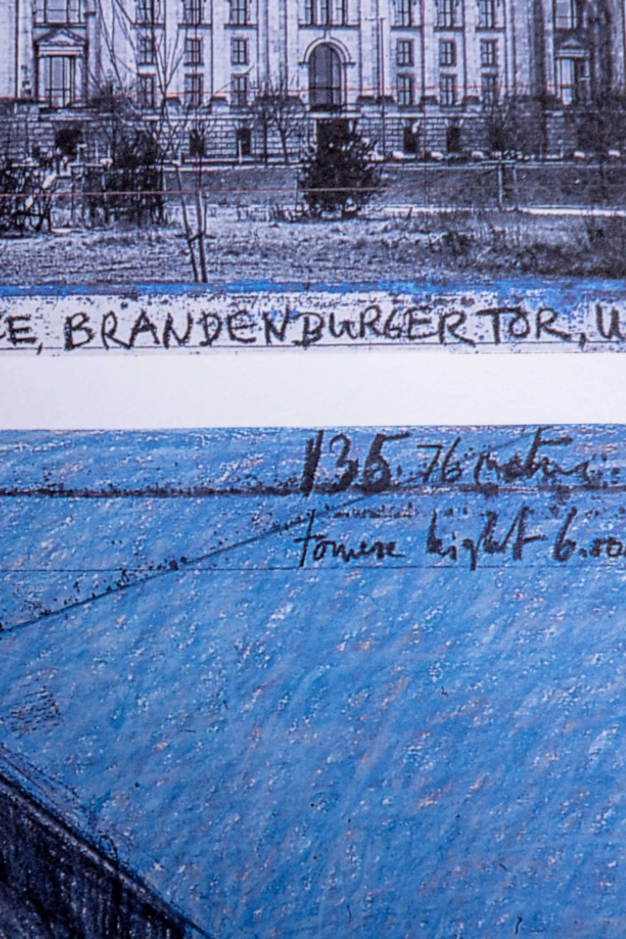 "Wrapped Reichstag (Project for Berlin)" (1993), Signed Print