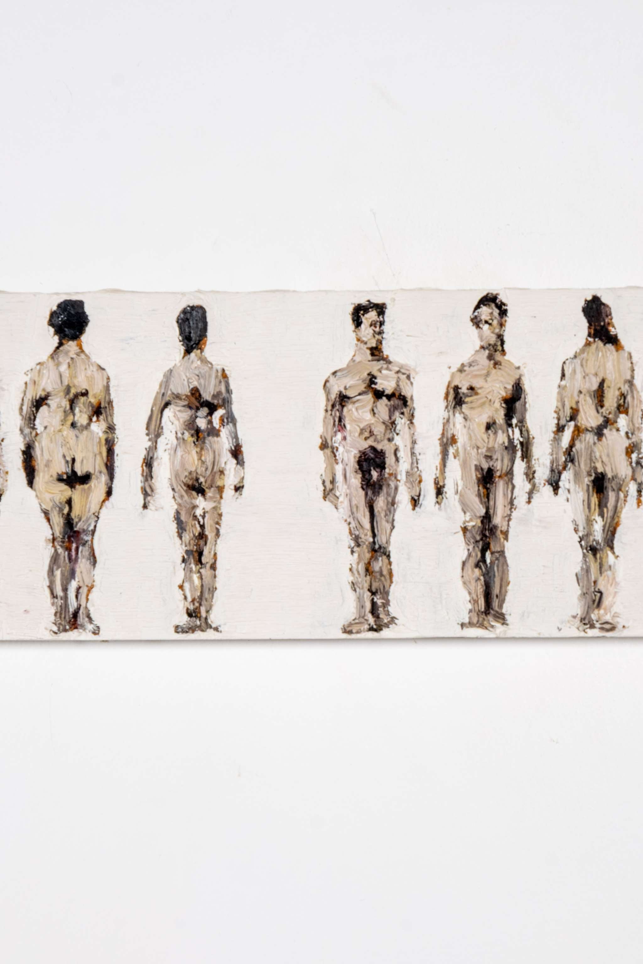 "Figures" (2000), Small Oil Painting