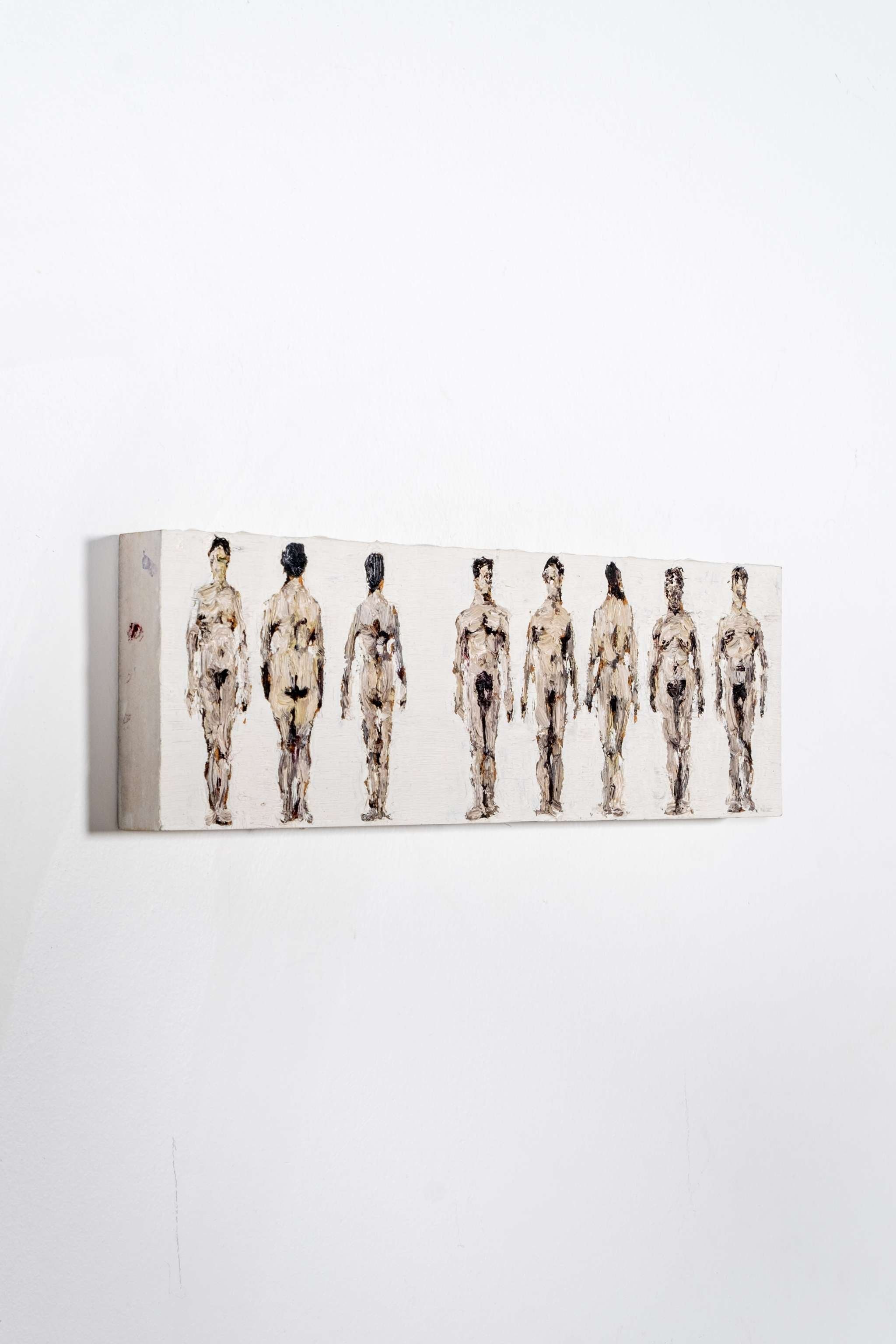 "Figures" (2000), Small Oil Painting