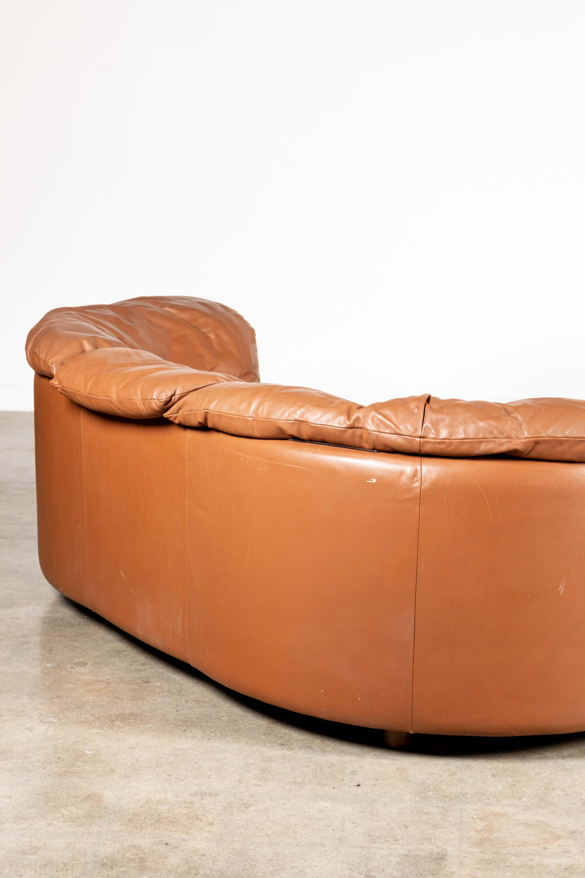 2-Piece Leather Corner Sofa