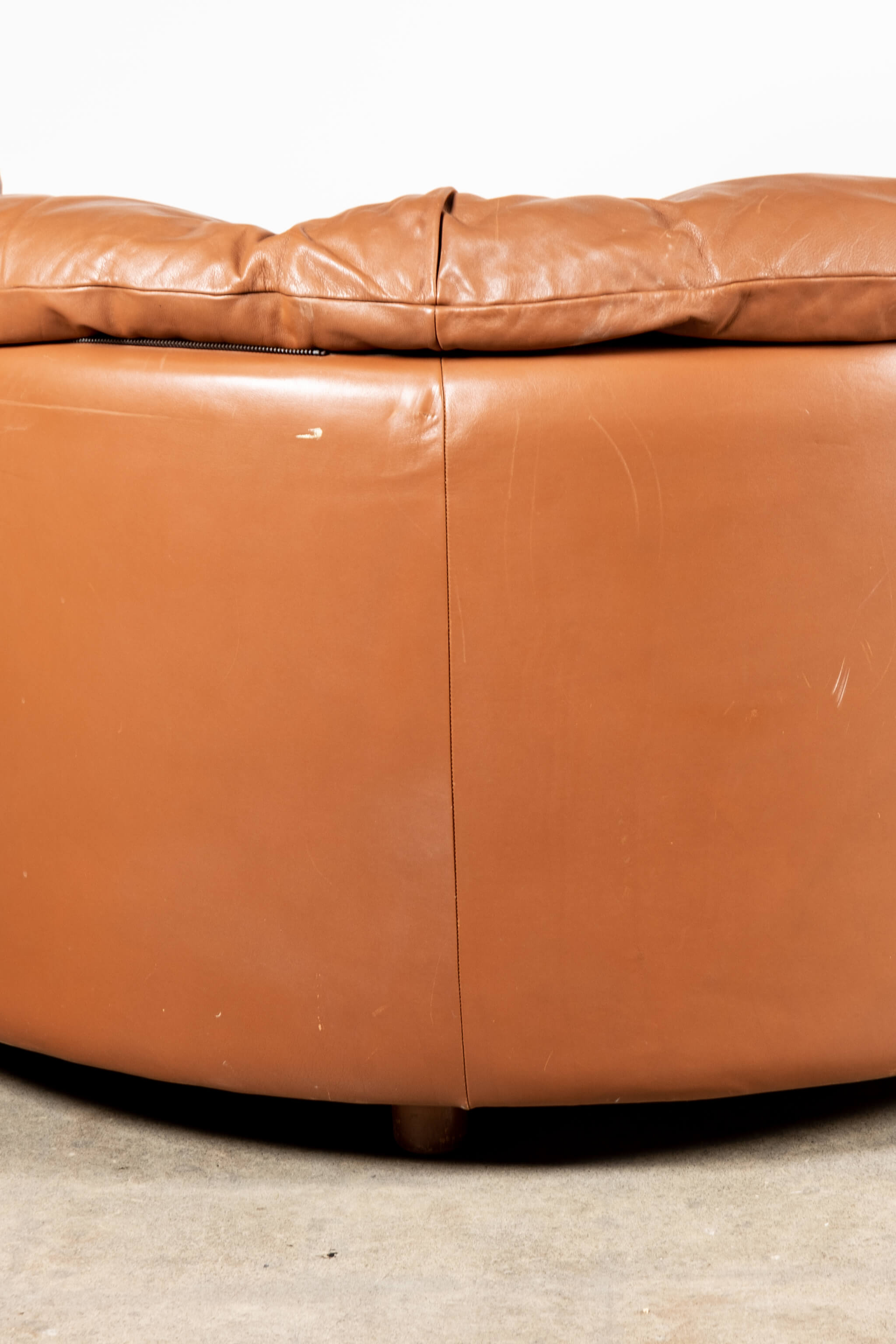2-Piece Leather Corner Sofa