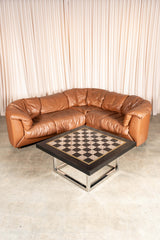 2-Piece Leather Corner Sofa