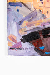 Harbor Light', Abstract Oil Painting on Canvas