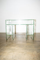 1940s Glass Desk