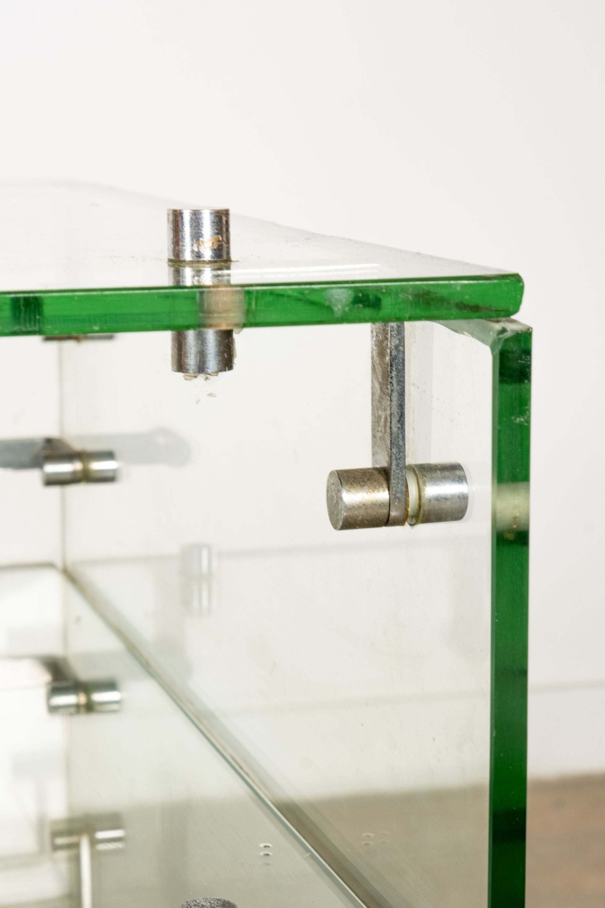 1940s Glass Desk