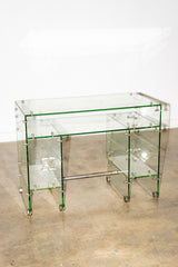 1940s Glass Desk