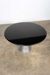 1980s Marble Top Hourglass Base Dining Table
