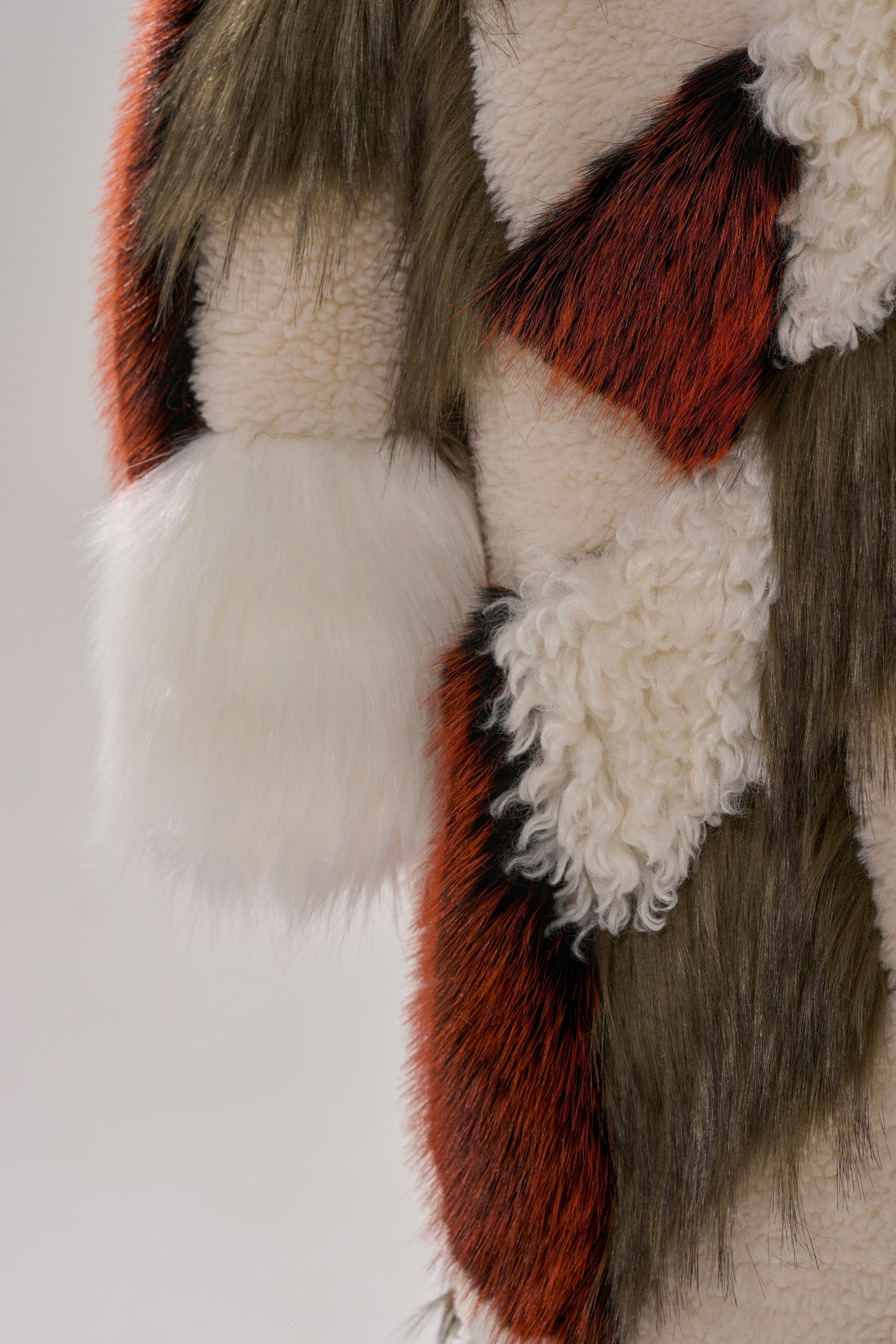 FLEUR PATCHWORK FAUX FUR