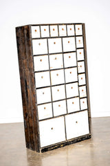 Black and White Apothecary Cabinet