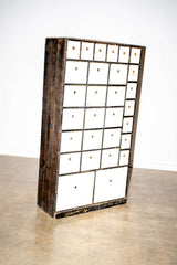 Black and White Apothecary Cabinet