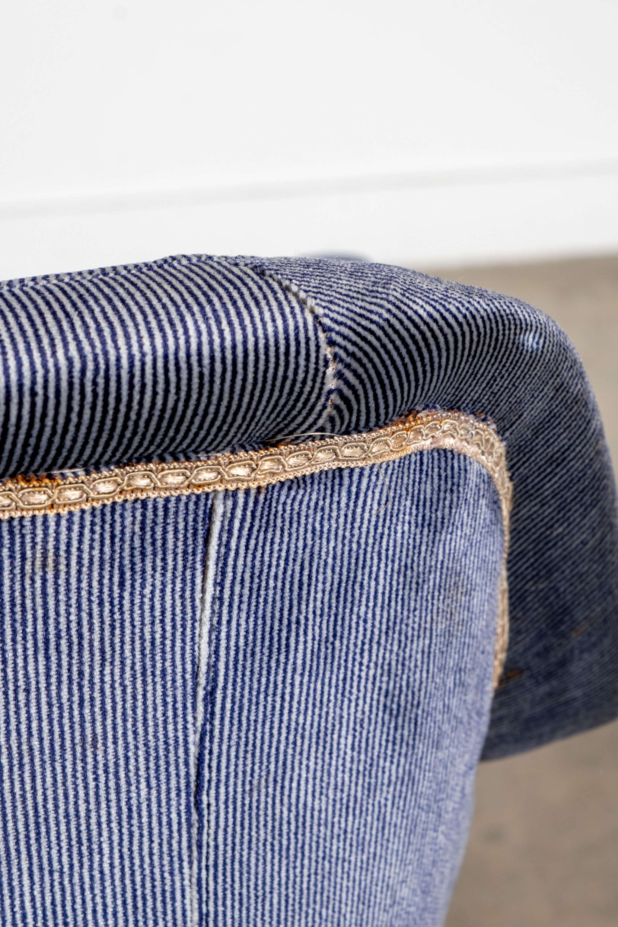 1950s Low Curved Armchair