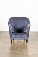 1950s Low Curved Armchair