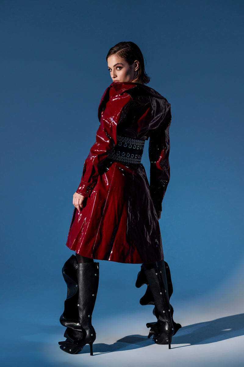 MITICA PATENT TRENCH COAT