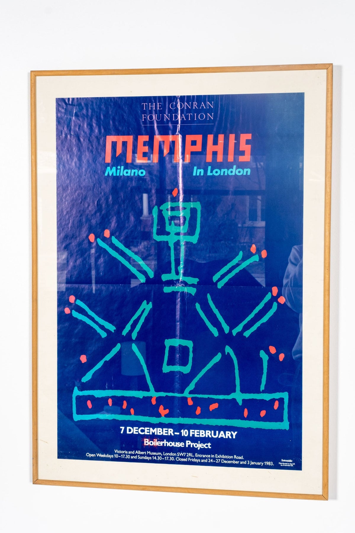 1980s Memphis Milano Show Poster
