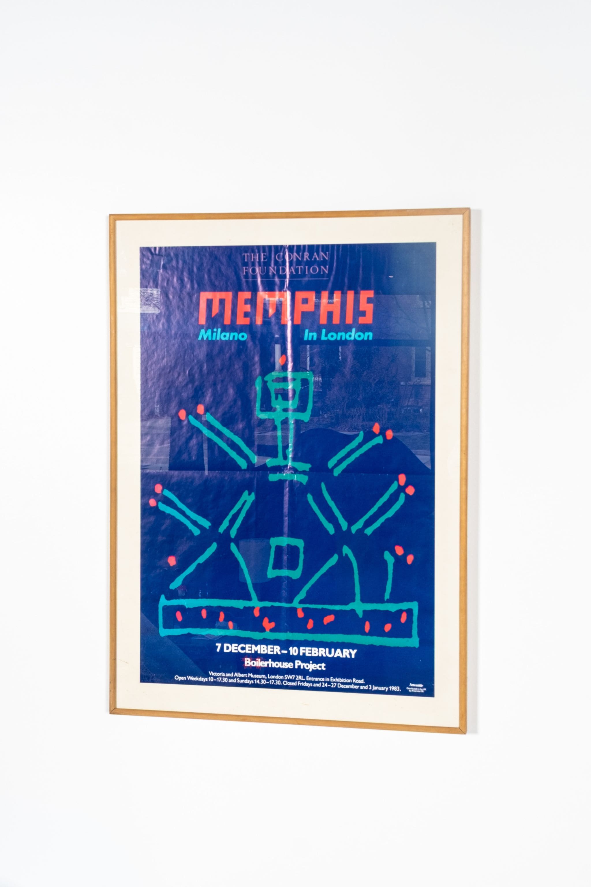 1980s Memphis Milano Show Poster