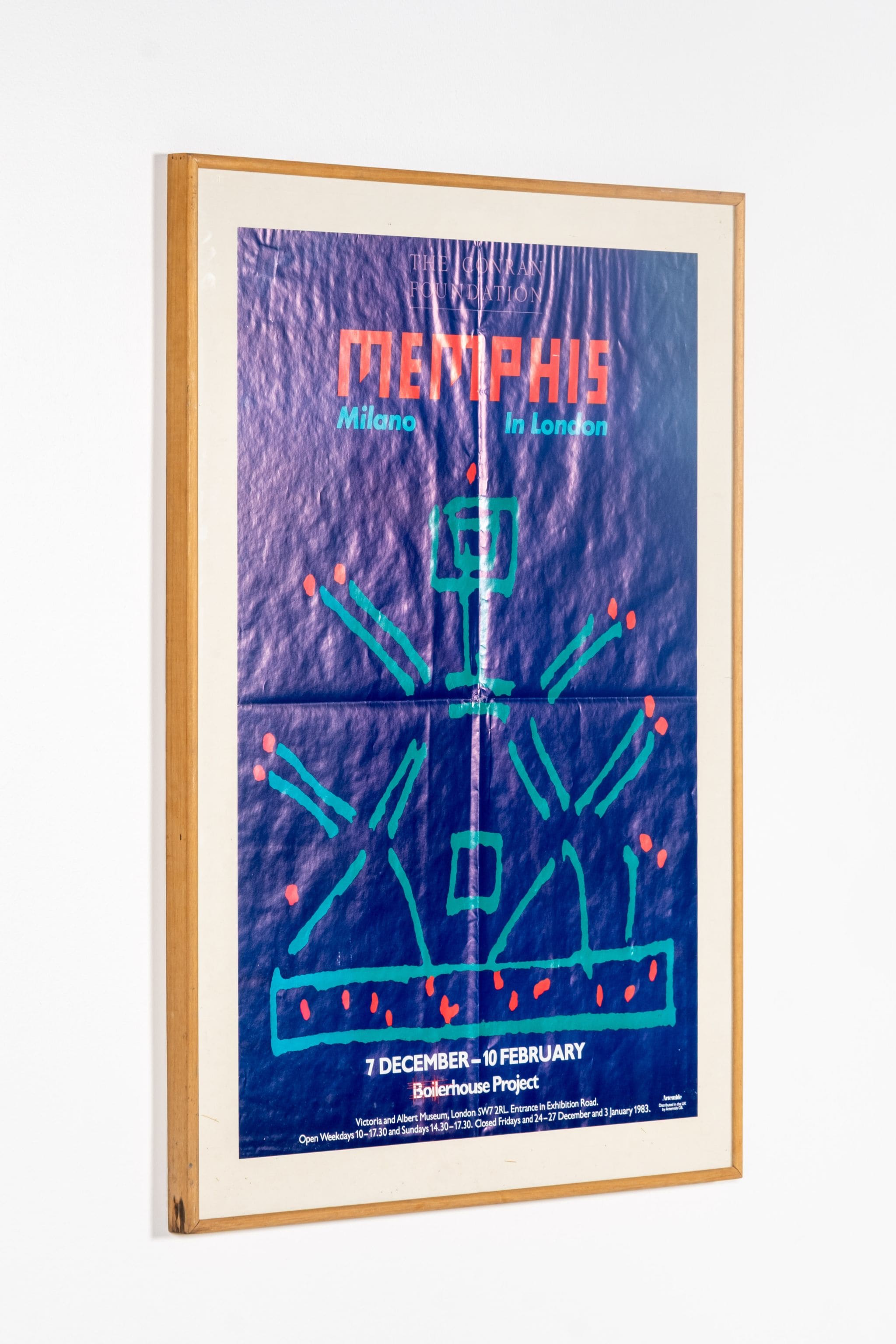 1980s Memphis Milano Show Poster