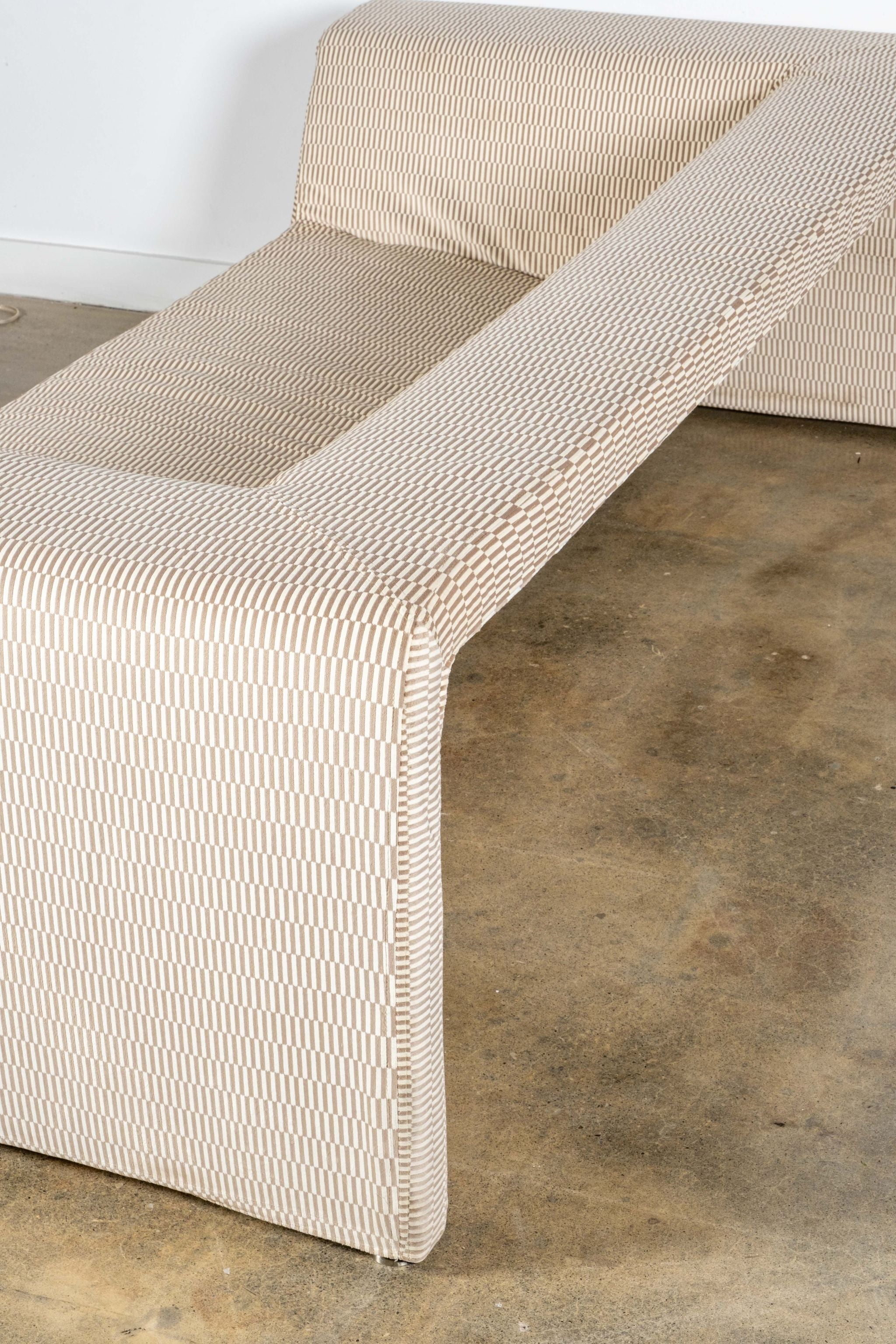 1970s Italian 3-Seater Sofa, Newly Upholstered