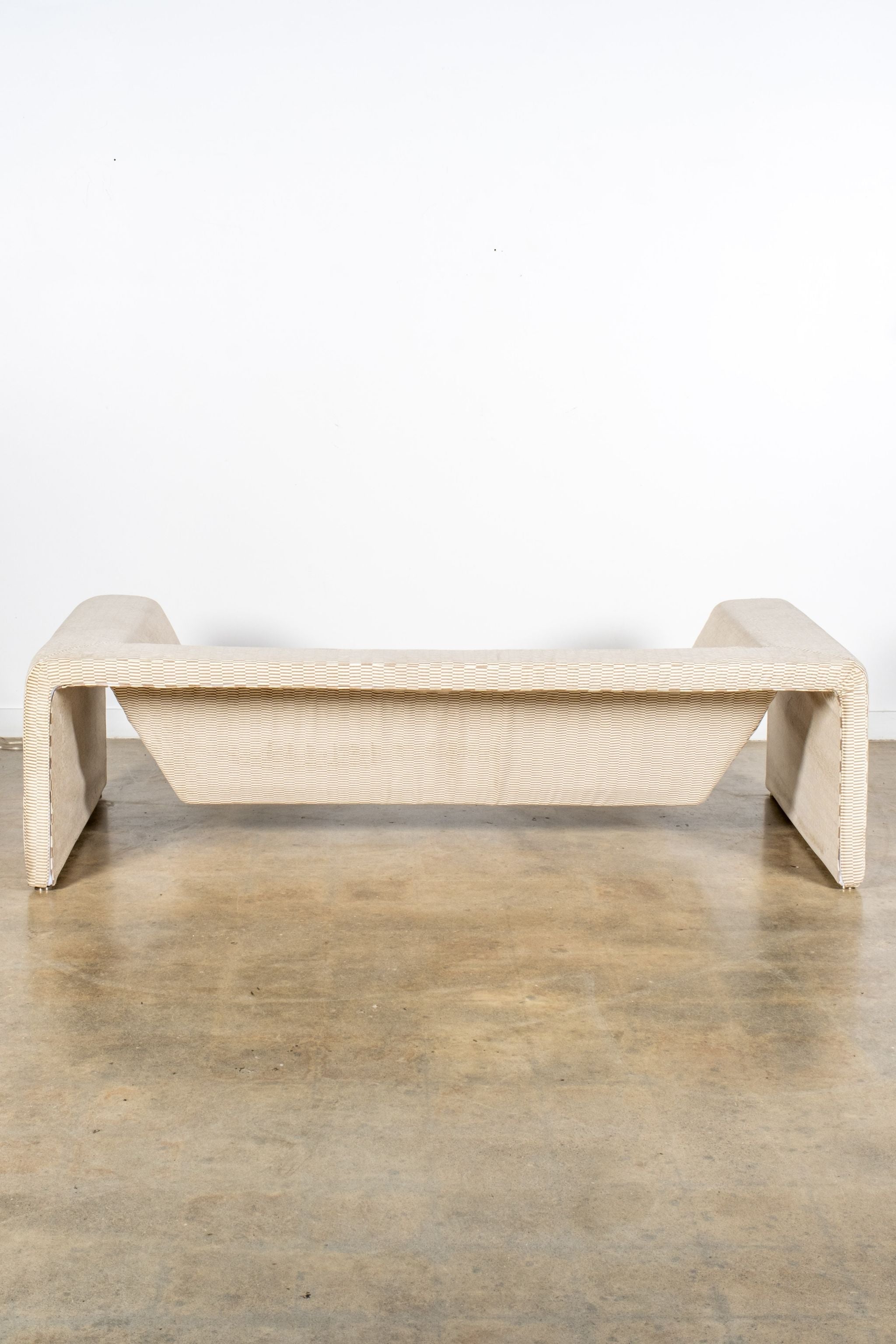 1970s Italian 3-Seater Sofa, Newly Upholstered