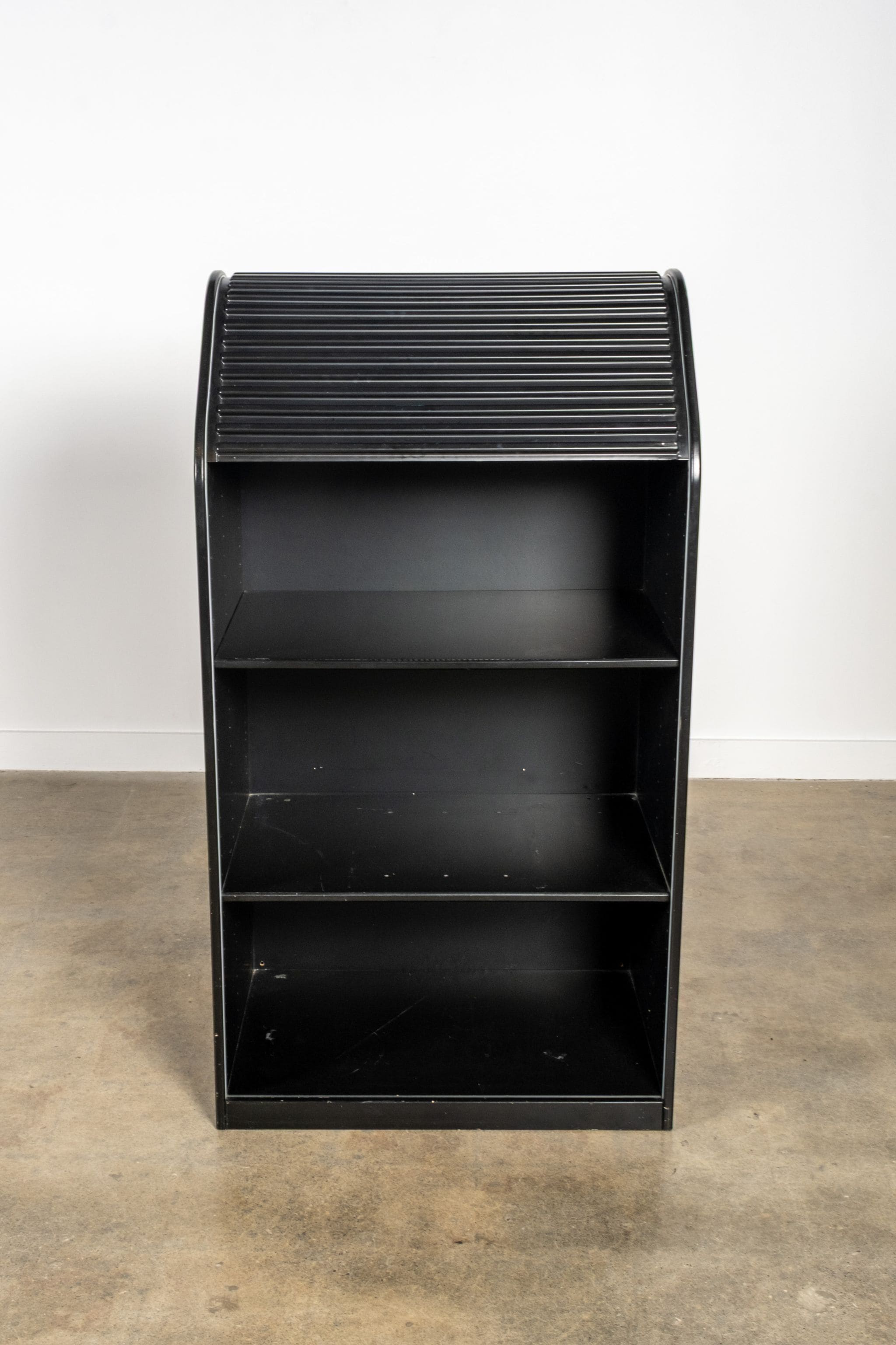 A'Dammer Roller Shutter Storage Cabinet, Black