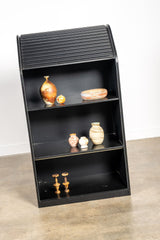 A'Dammer Roller Shutter Storage Cabinet, Black