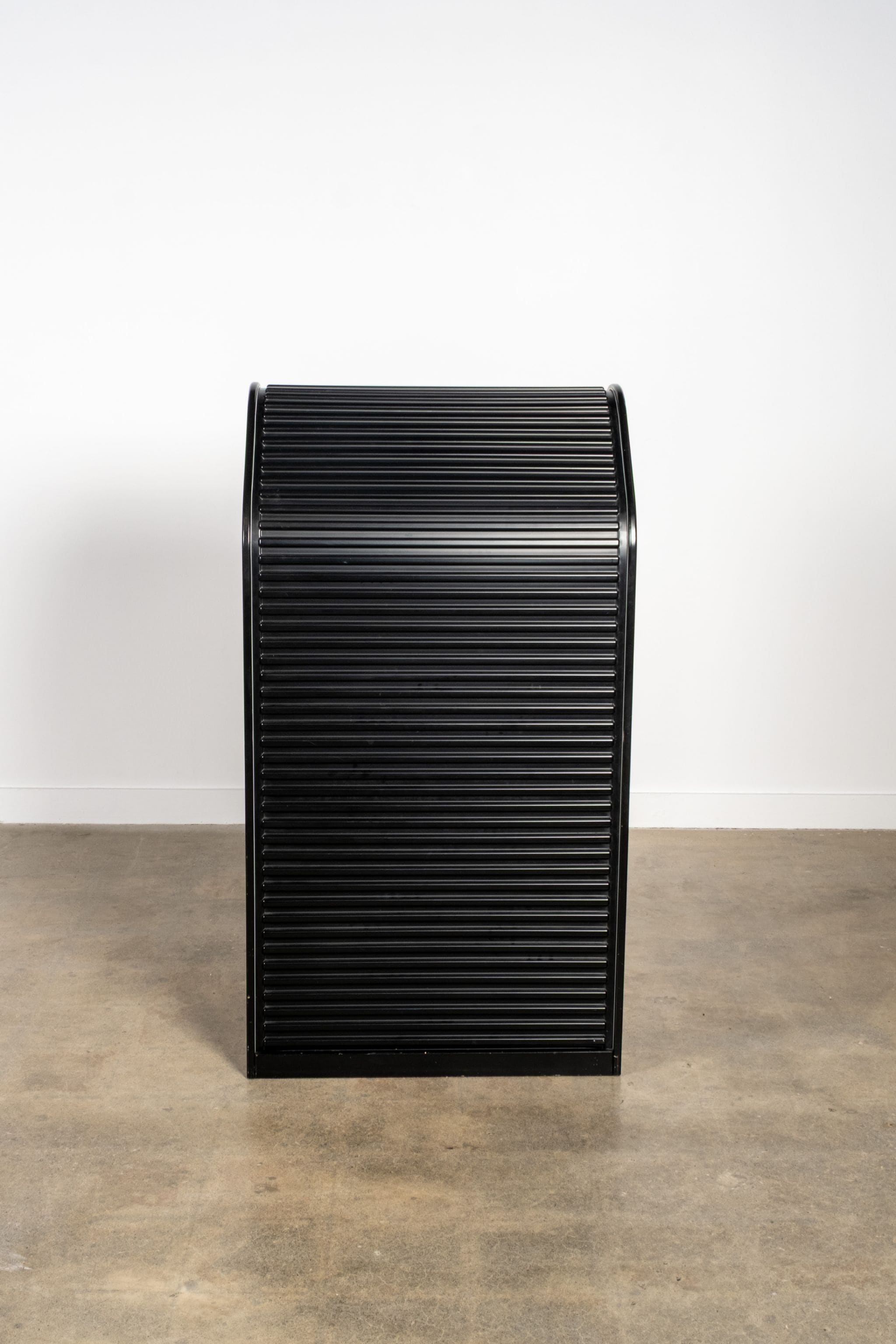 A'Dammer Roller Shutter Storage Cabinet, Black