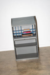 A'Dammer Roller Shutter Secretary Desk, Grey