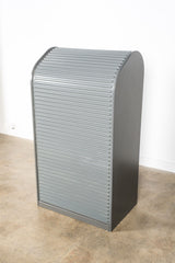 A'Dammer Roller Shutter Secretary Desk, Grey