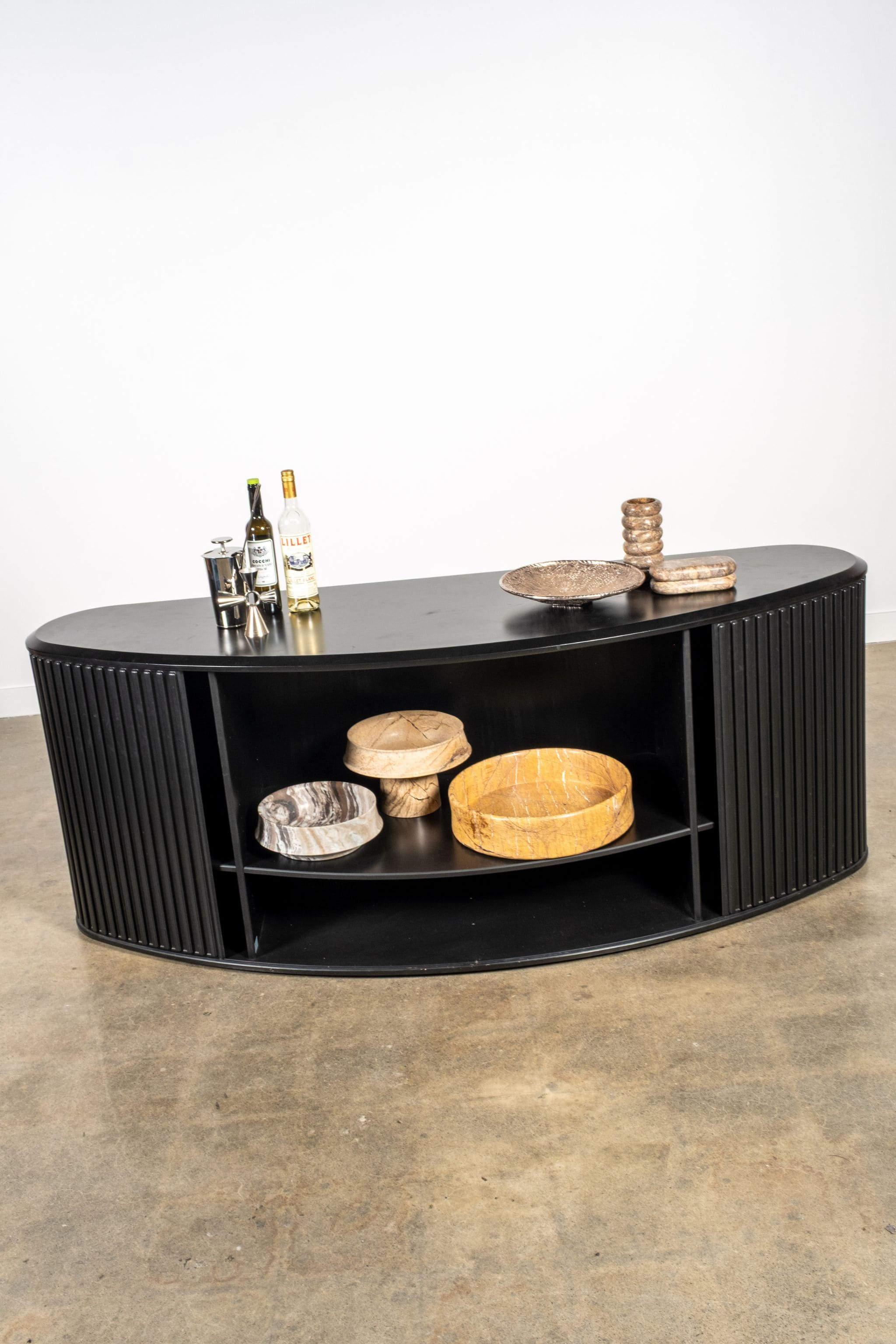 A'Dammer' Roller Shutter Sideboard, Black