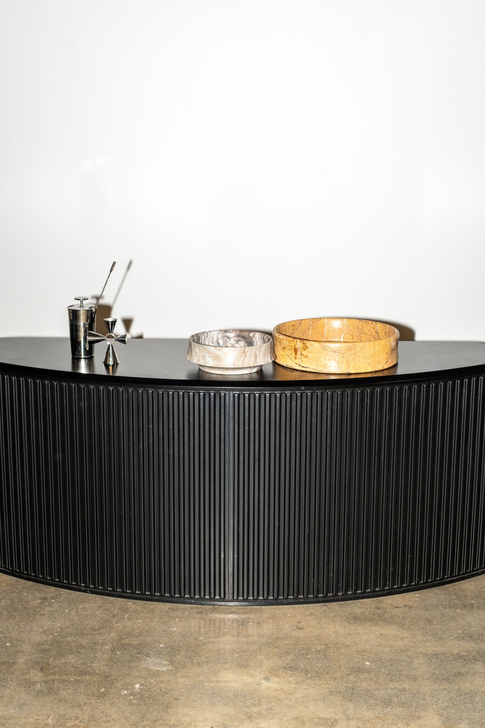 A'Dammer' Roller Shutter Sideboard, Black