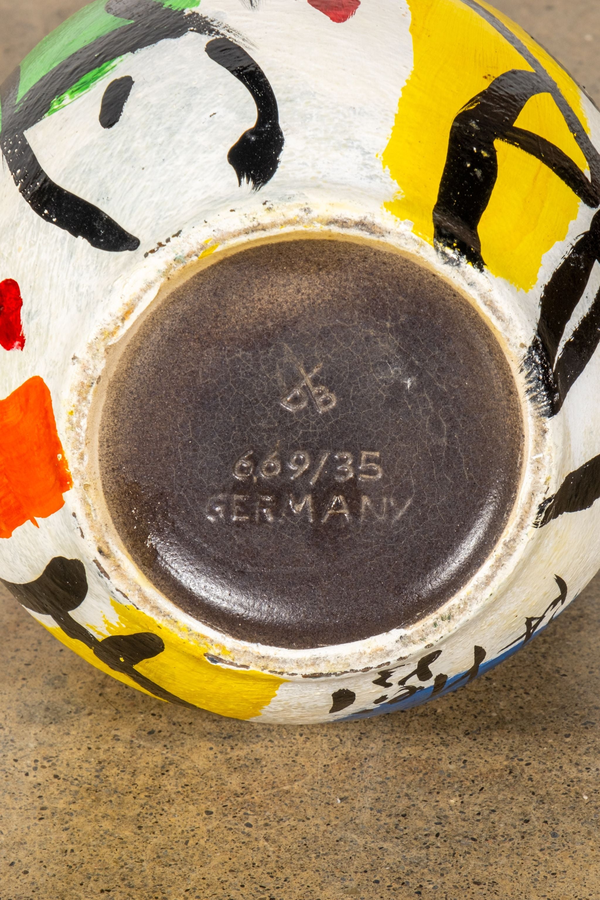 Artist Painted Vessel