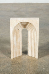 Arched Decoration in Travertine, Tall