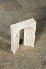 Arched Decoration in Travertine, Tall