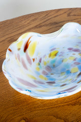 Abstract Glass Dish