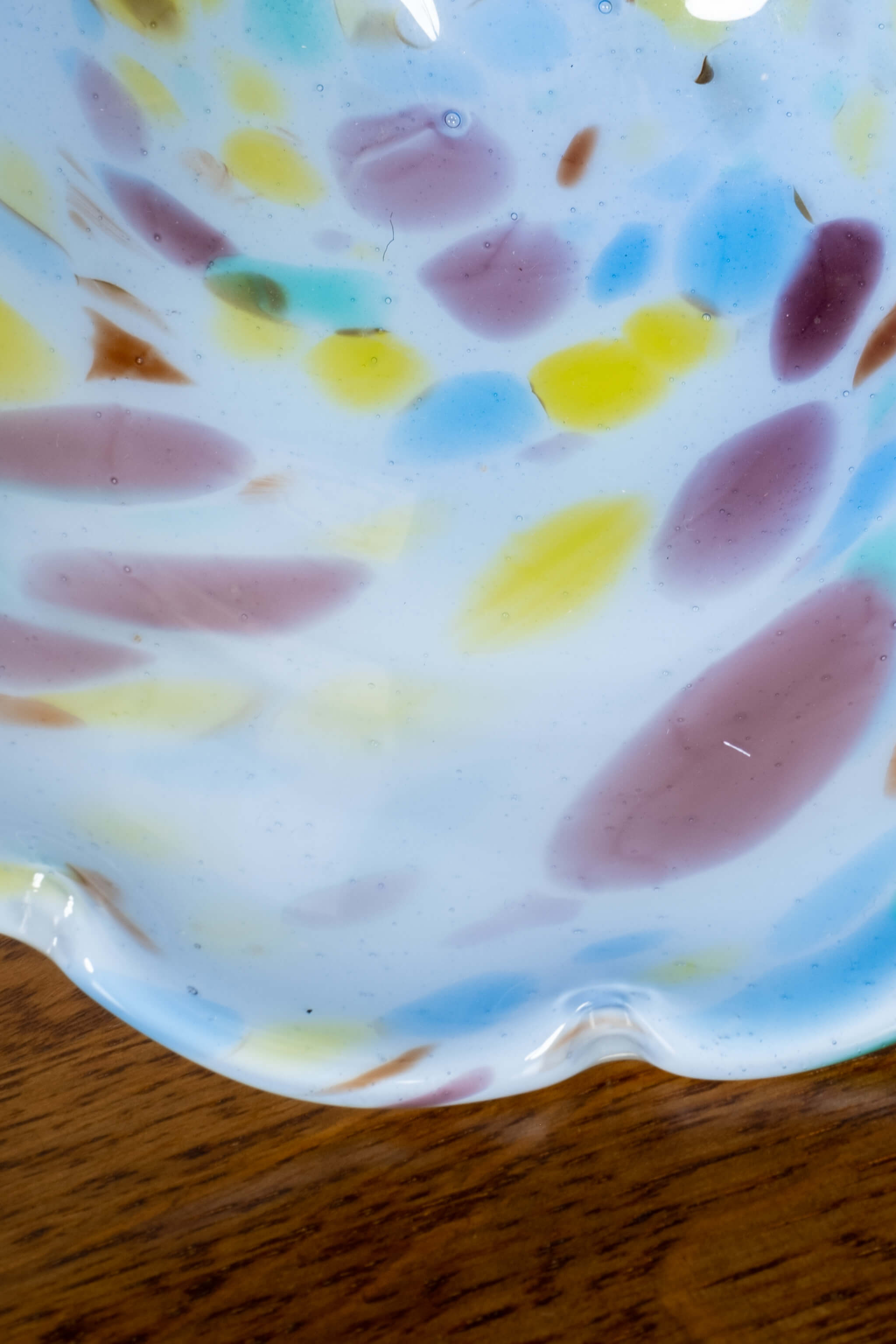 Abstract Glass Dish