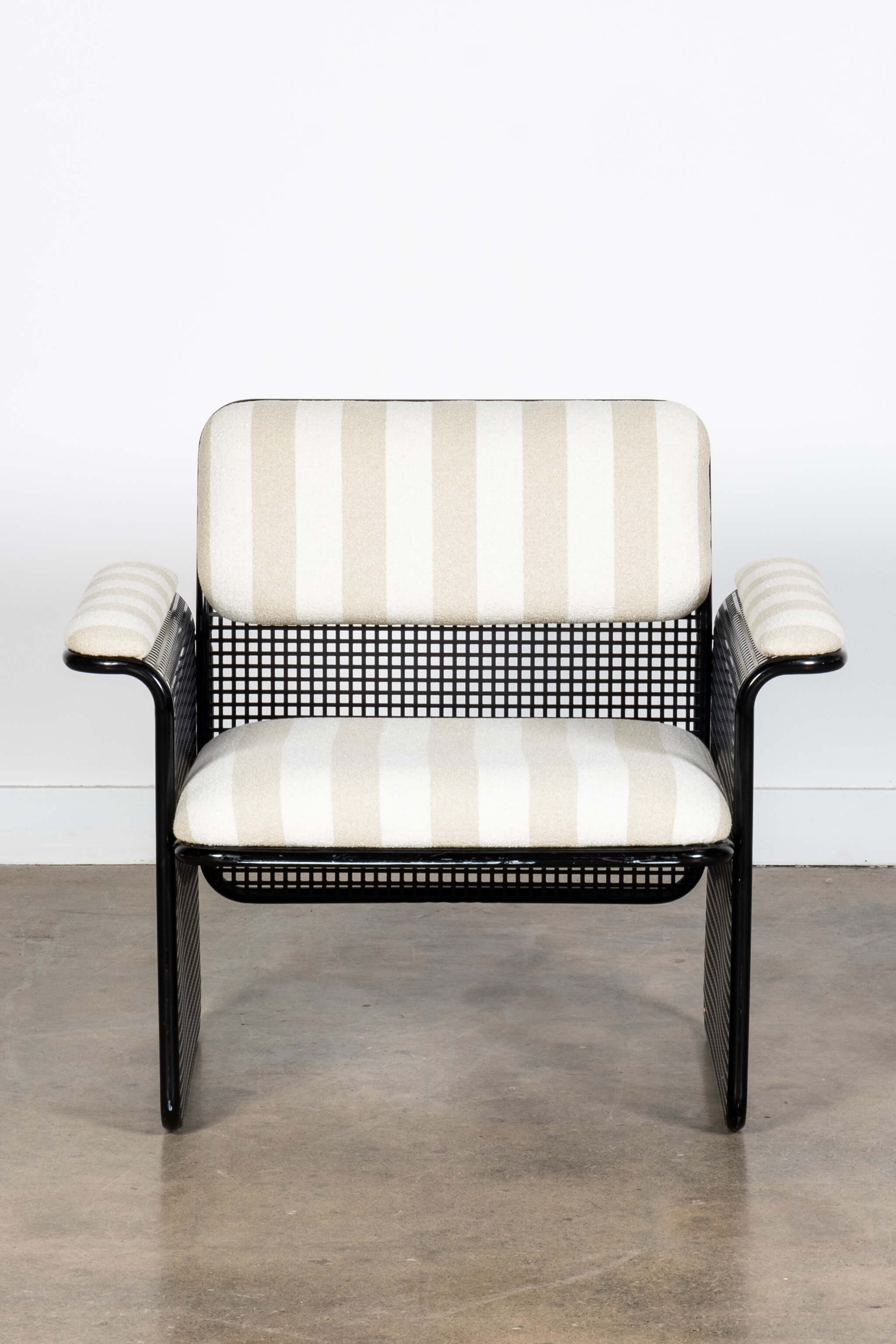 1970s Italian Solarium 3 Piece Set, Newly Upholstered