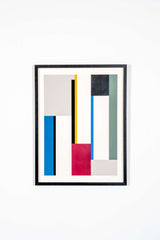 "With Three White Panels" Framed Print