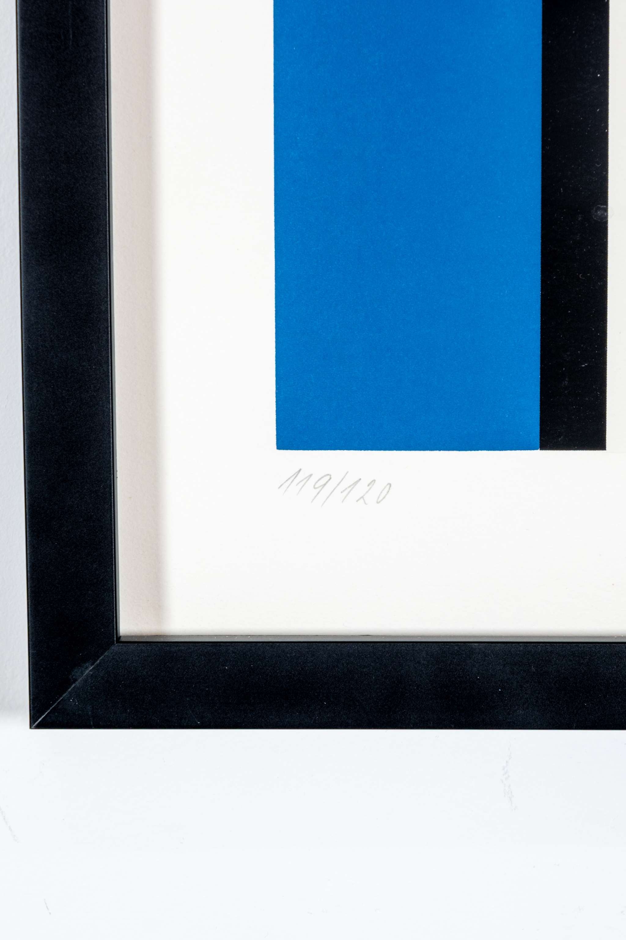 "With Three White Panels" Framed Print