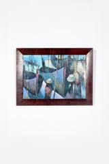 Abstract Fisherman Painting