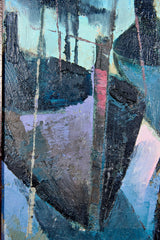 Abstract Fisherman Painting