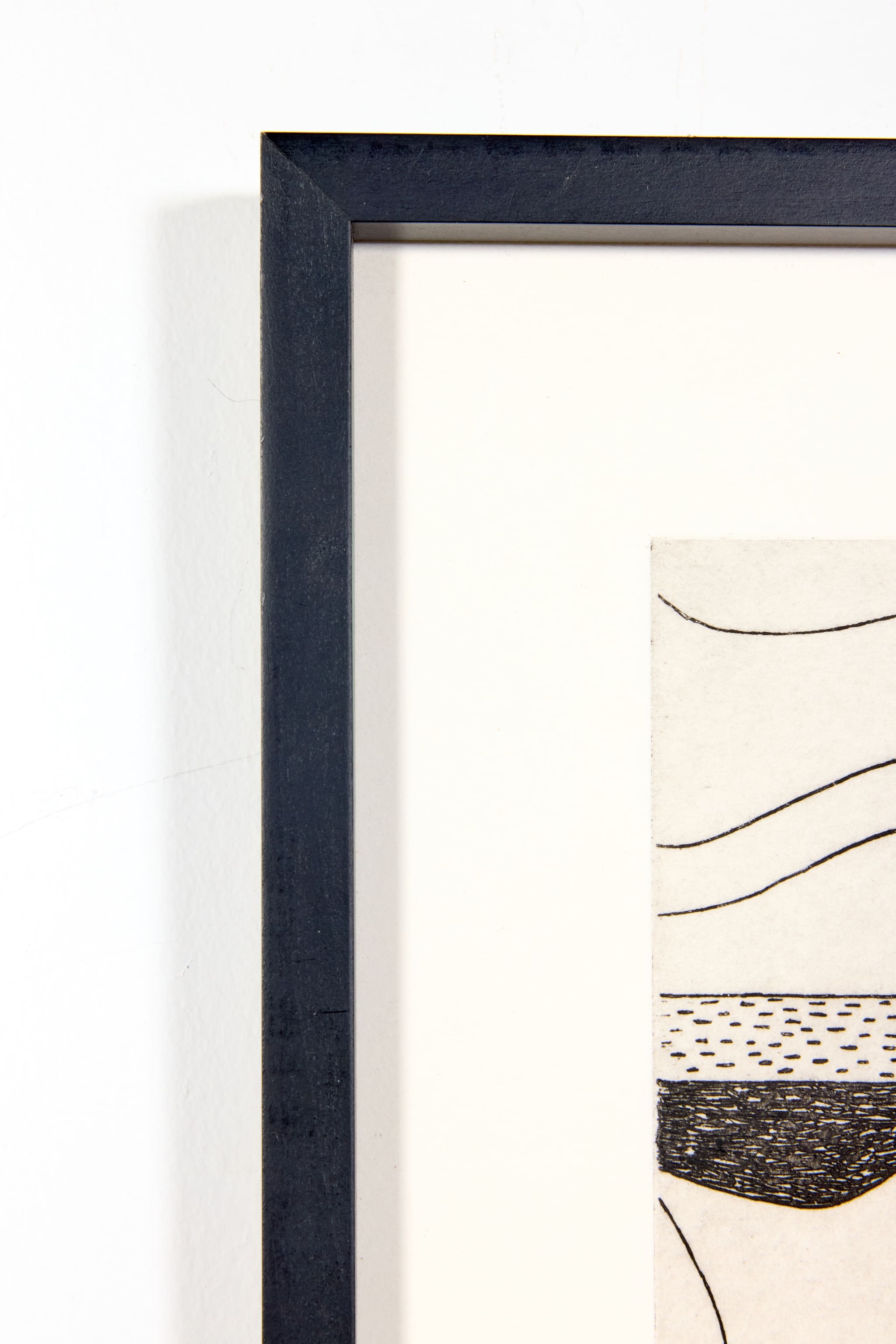 Abstract Hand-Coloured Etching