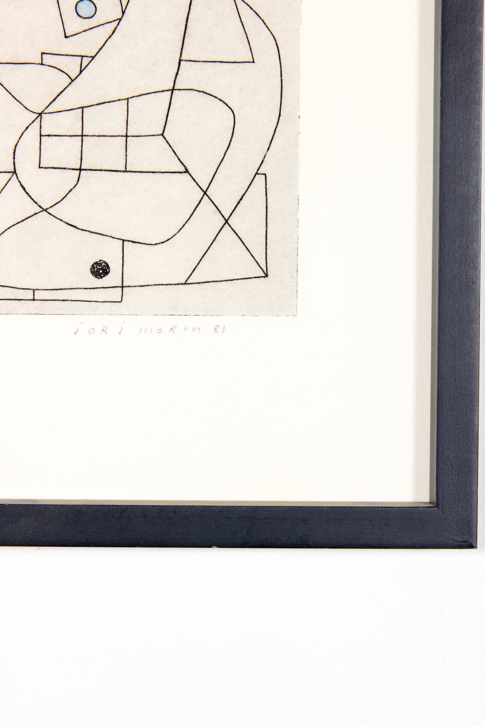 Abstract Hand-Coloured Etching 2