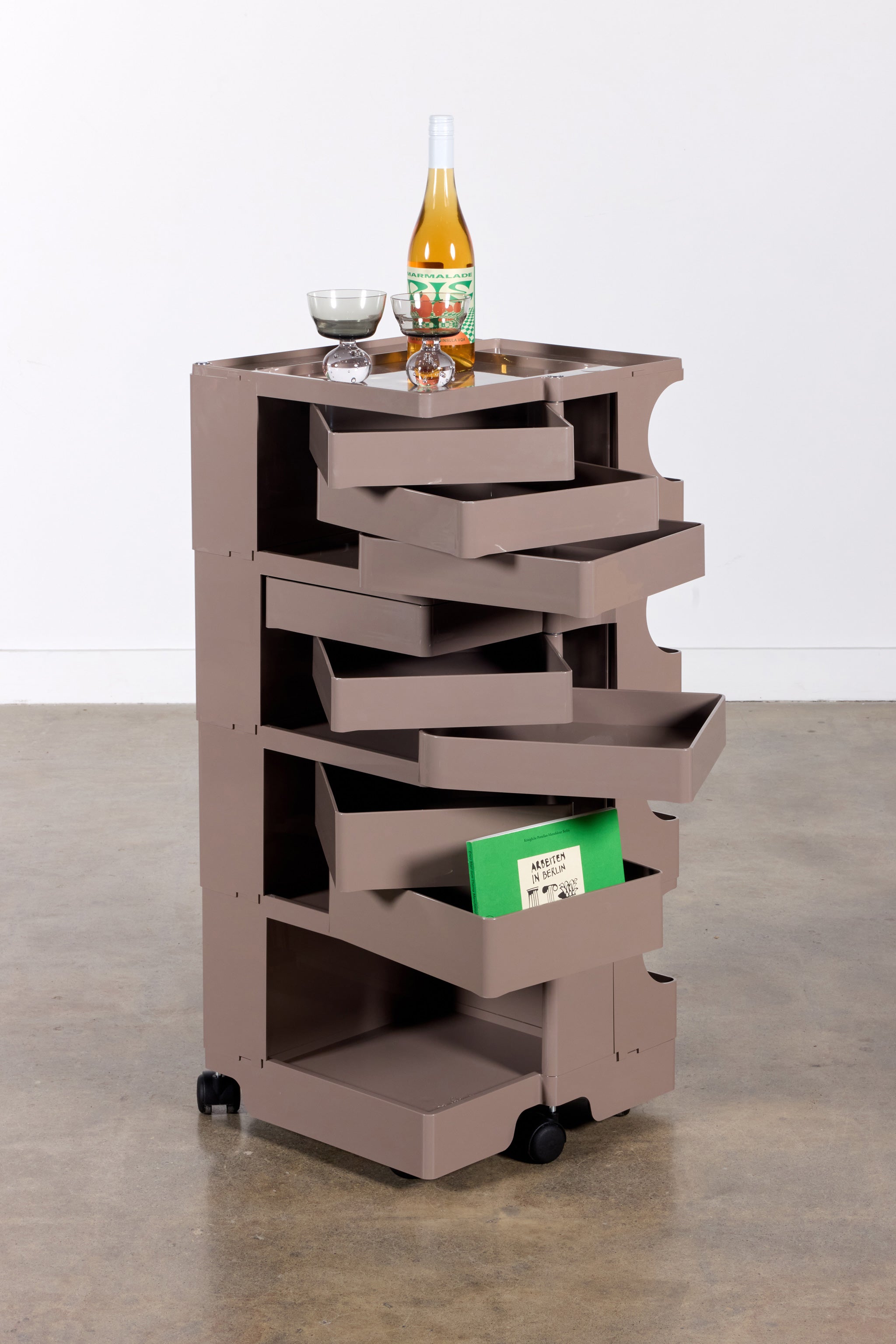 Boby Trolley, 4 Tier/8 Drawer