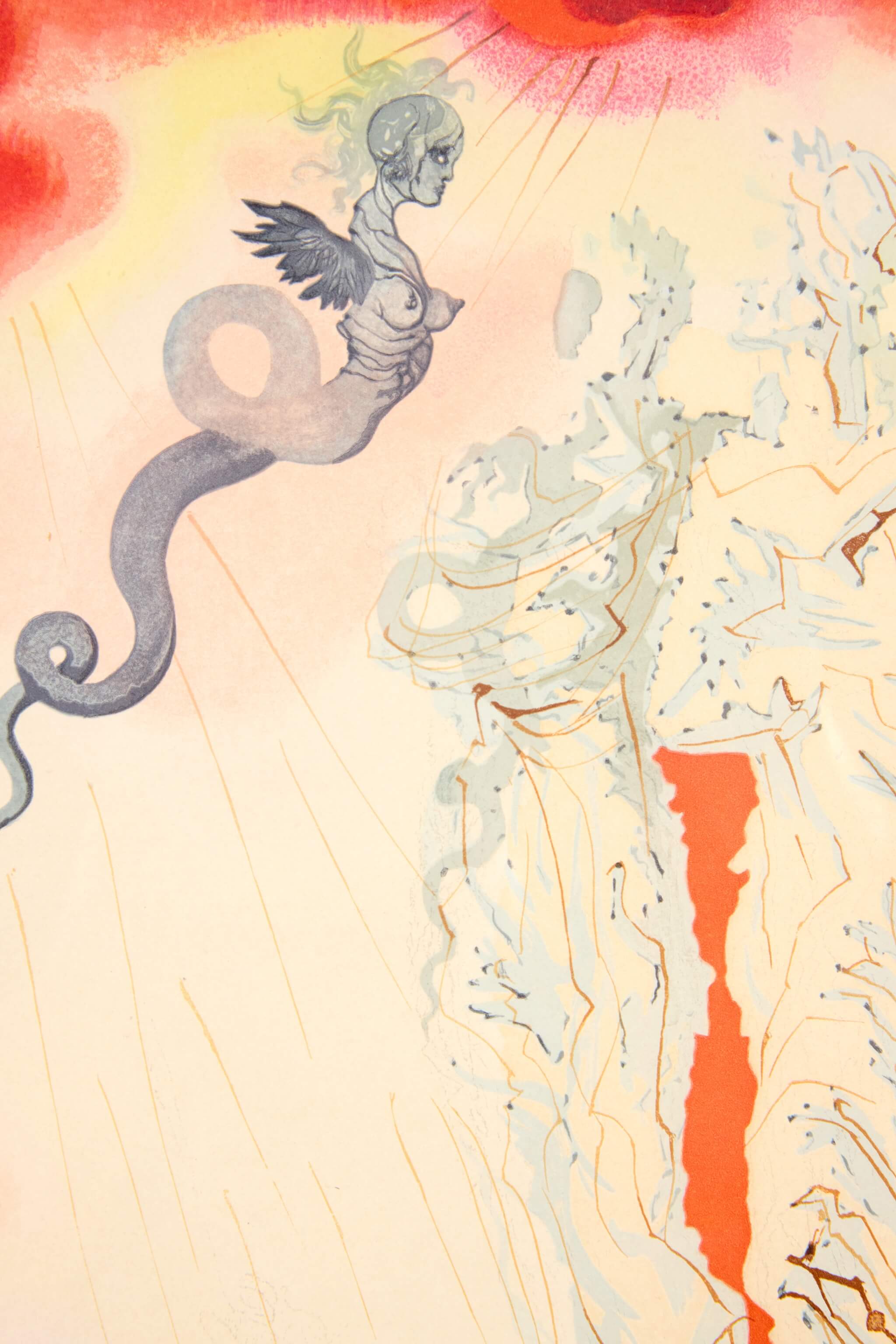 Block Print from "The Divine Comedy" (1960), 1