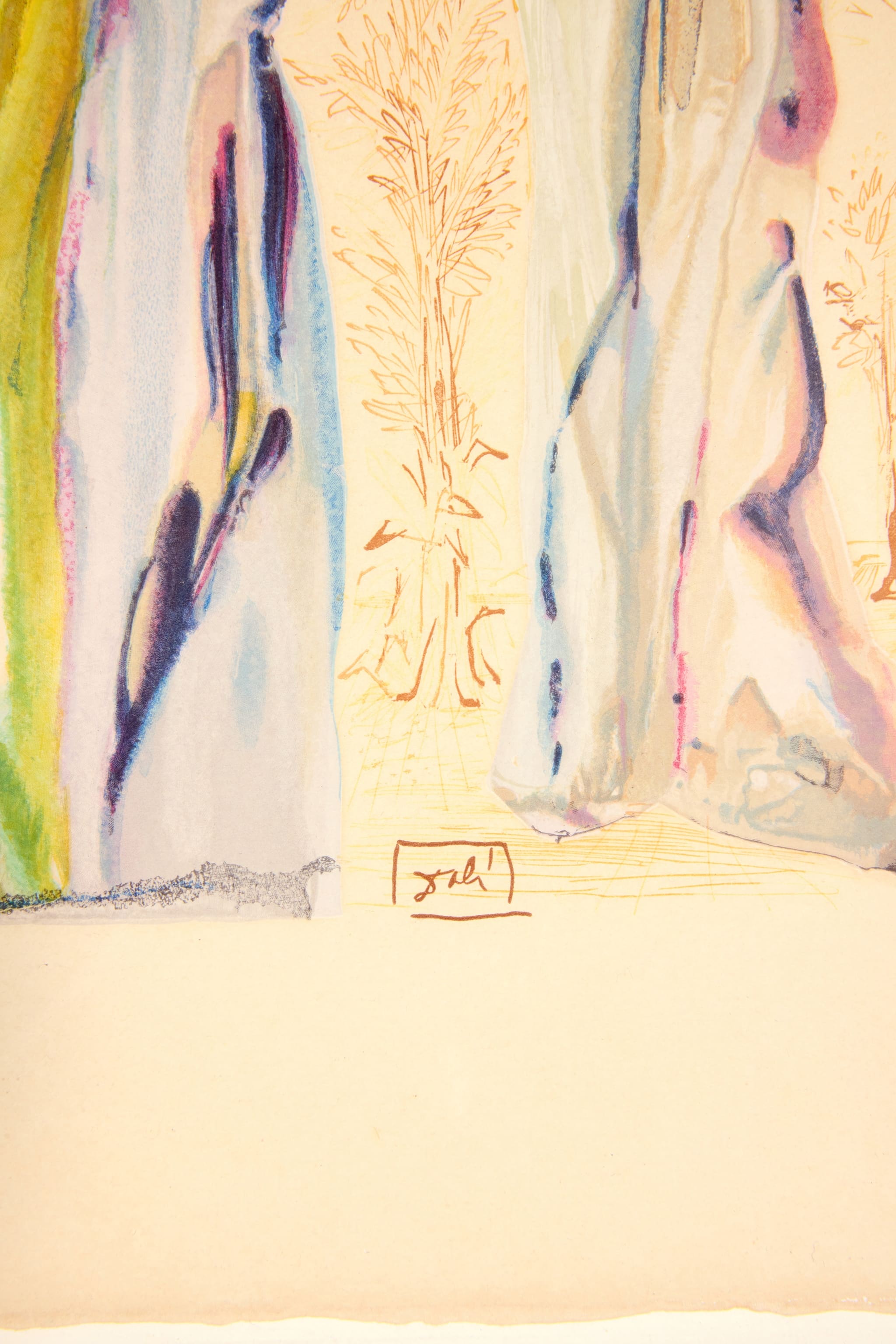Block Print from "The Divine Comedy" (1960), 5