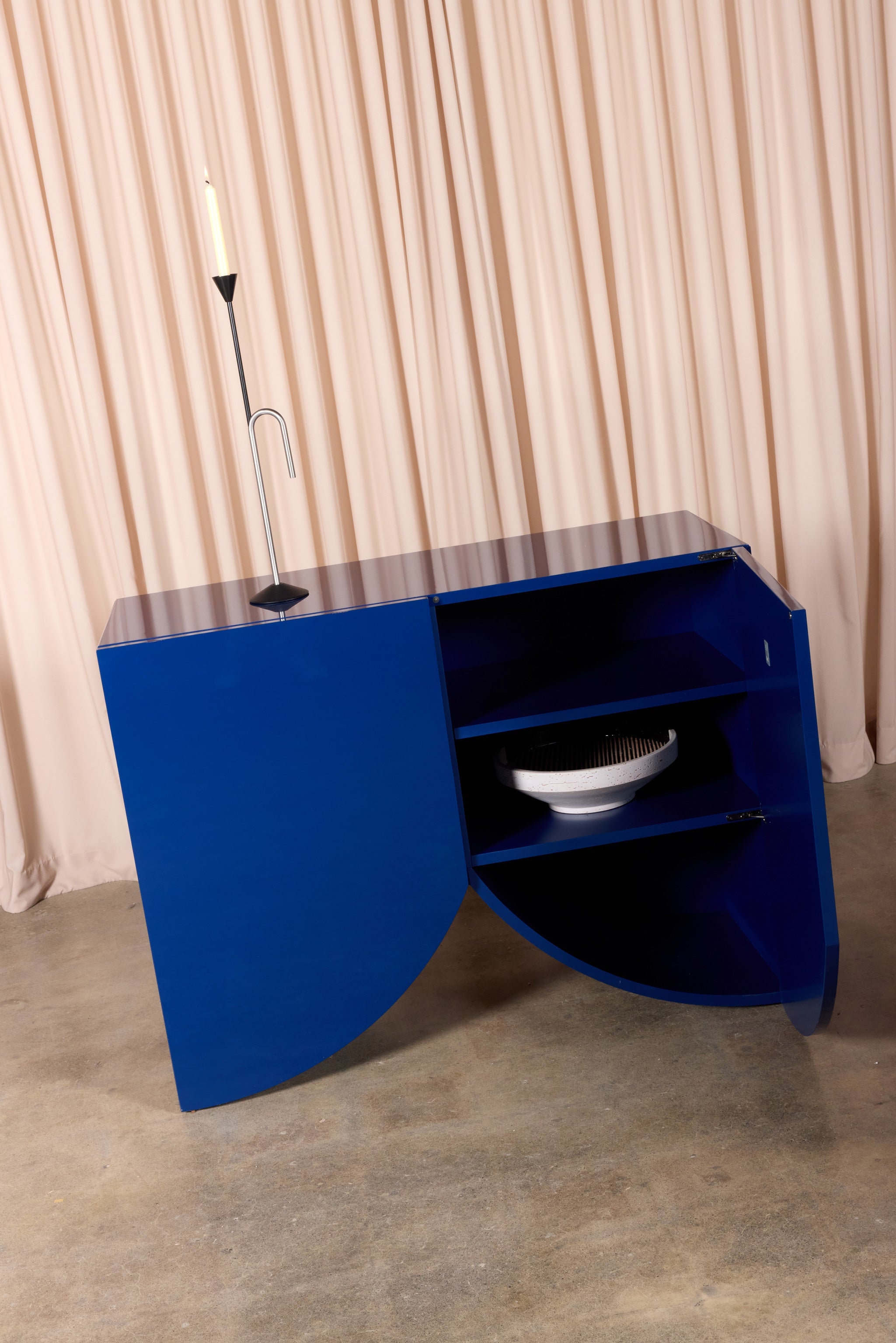 Bridges Cabinet Curtain