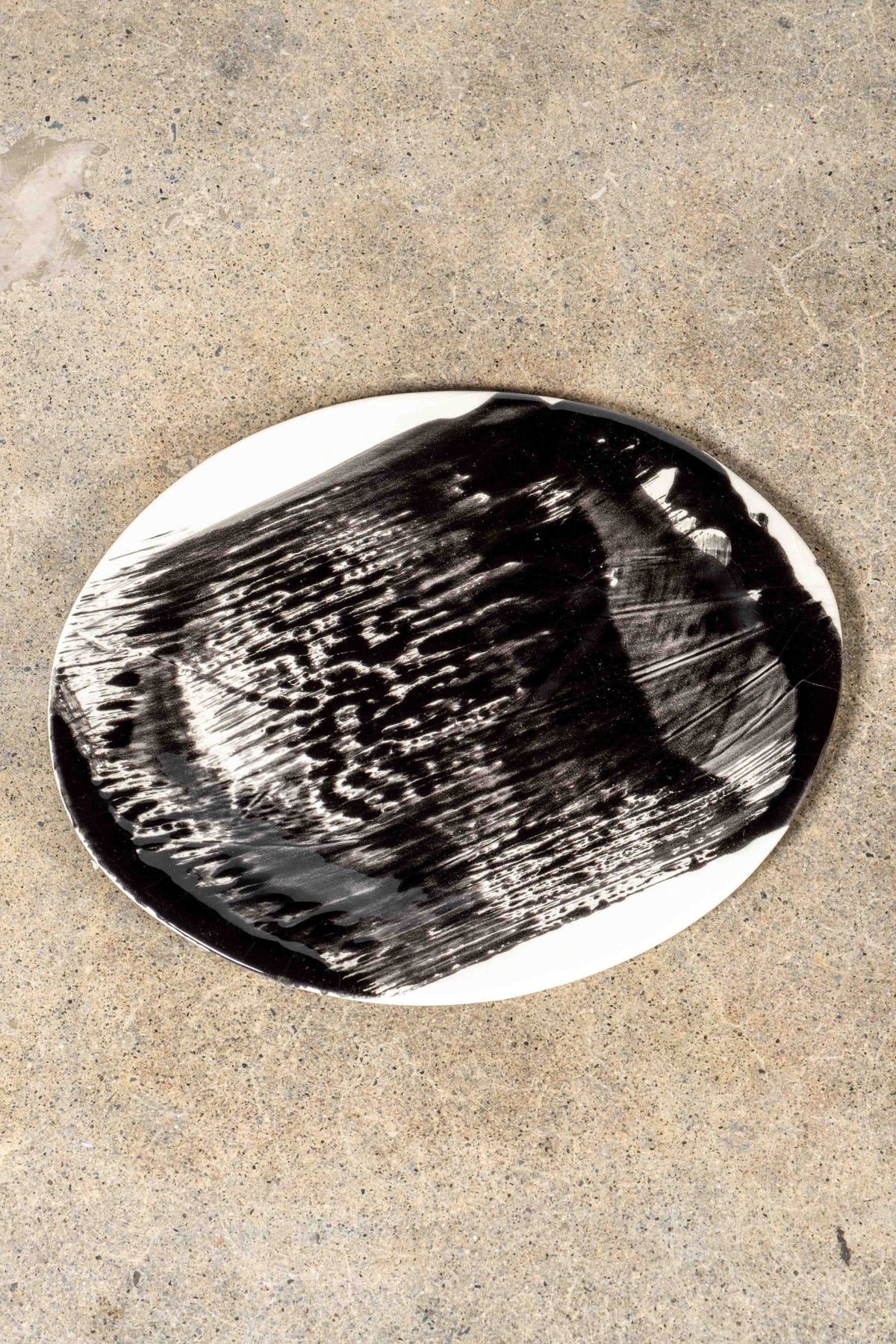 Brushstroke Plate
