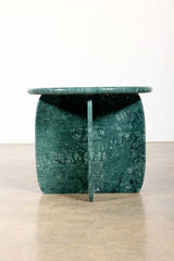 Cactus Side Table, Green Marble
